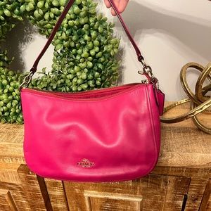 Pink COACH handbag. Long strap is included also.